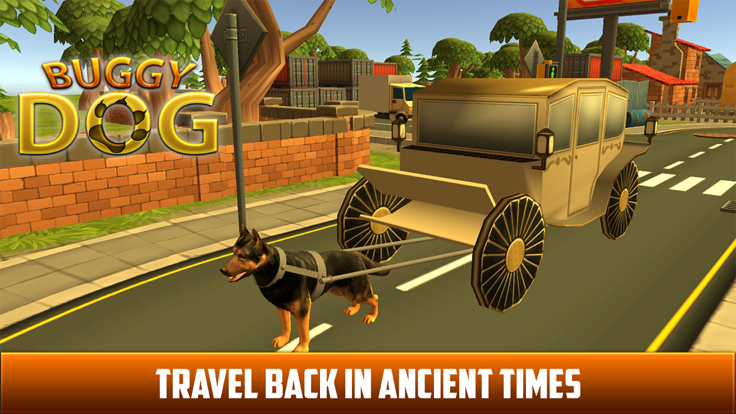 驱动器的狗车出租车  狗车驾驶模拟游戏截图