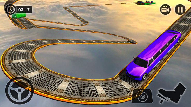 Limousine Car Driving Simulator - Impossible Track游戏截图
