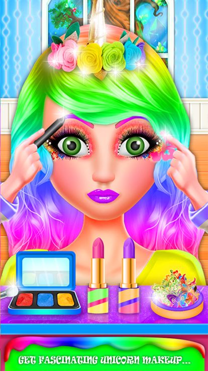 Unicorn Princess Makeover DIY游戏截图