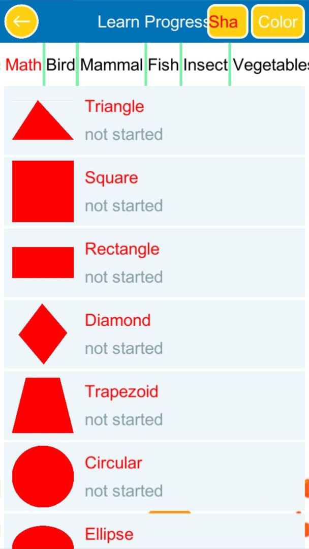 Kids Shape Color游戏截图