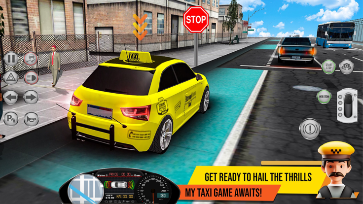 Taxi Simulator 2023: Taxi Game游戏截图