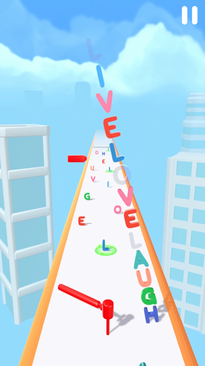 Letter Run 3D!游戏截图