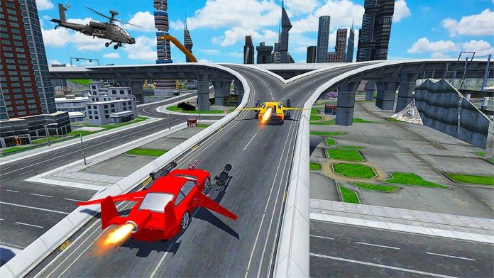 Futuristic Flying Car 2018游戏截图