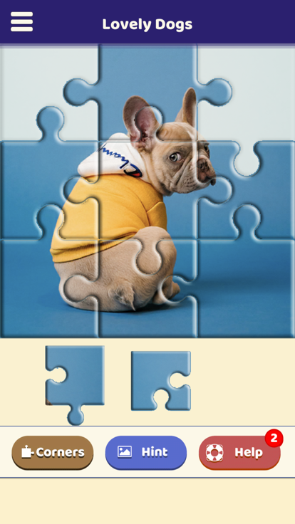 Lovely Dogs Puzzle游戏截图