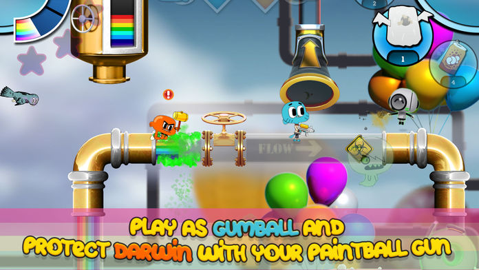 Gumball Rainbow Ruckus游戏截图