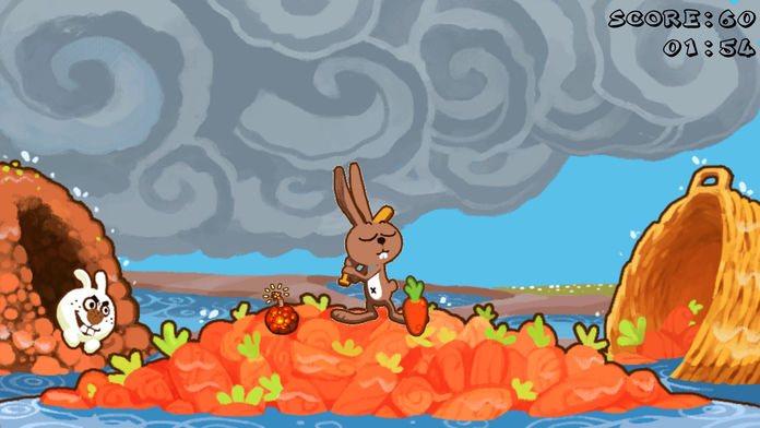 兔子大战胡萝卜 - 全球保卫战游戏截图