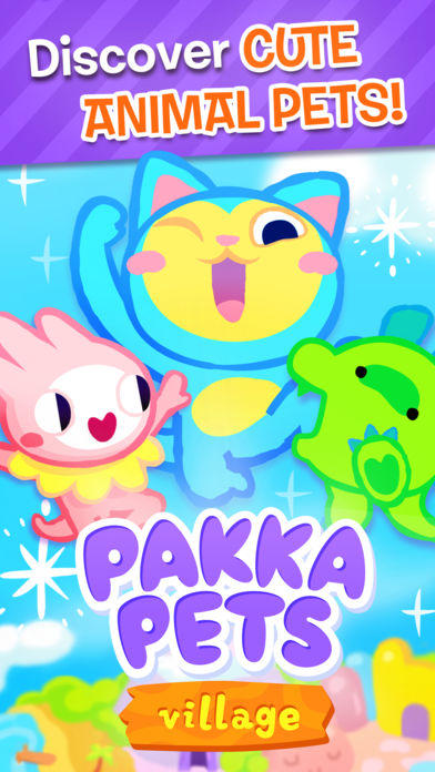 Pakka Pets Village - Build a Cute Virtual Pet Town游戏截图