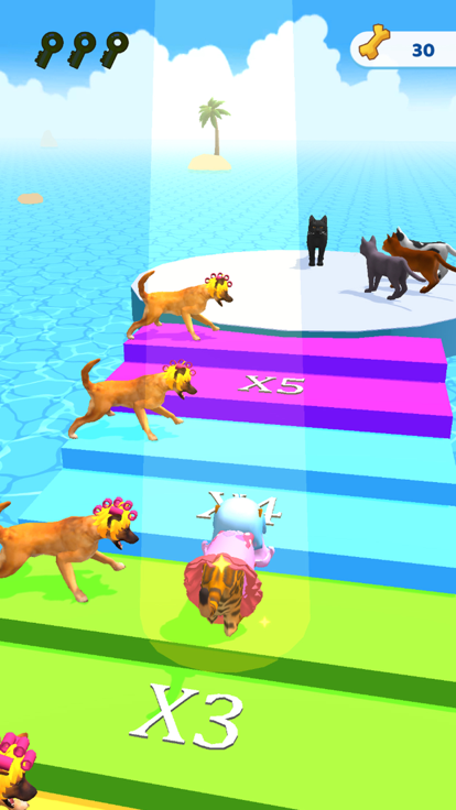 Cats run 3D游戏截图