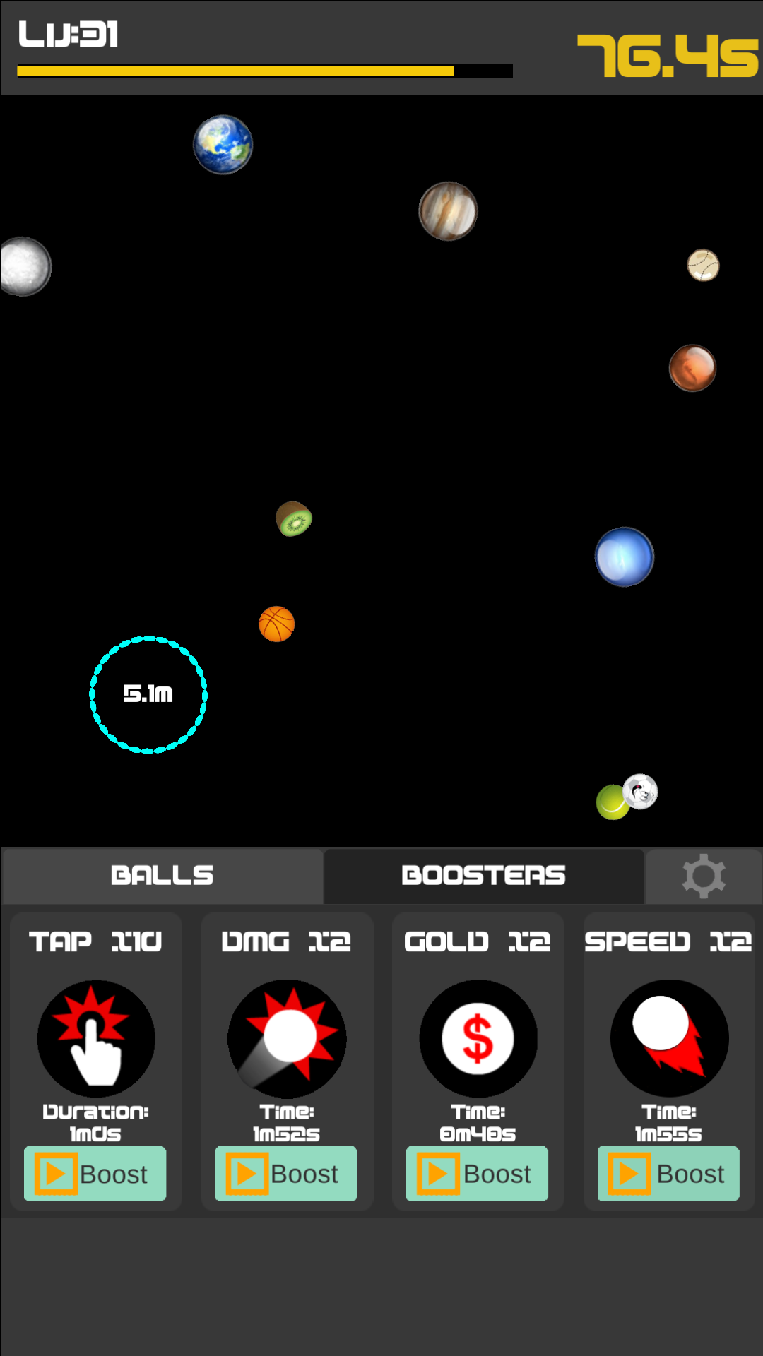IdleBall 2-Break Color Rings游戏截图