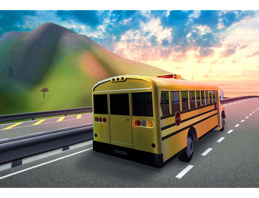 Screenshot of Schoolbus Simulator 2016