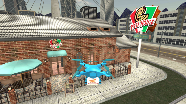 Drone Pizza Delivery游戏截图