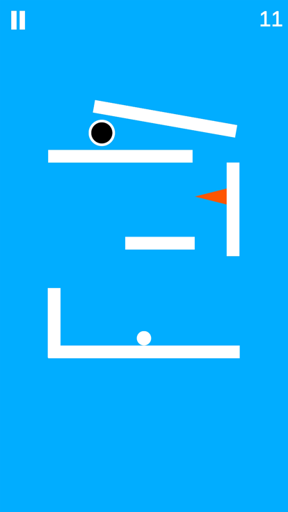 找到洞-超级休闲游戏-旋转迷宫使球掉进洞：简约游戏游戏截图