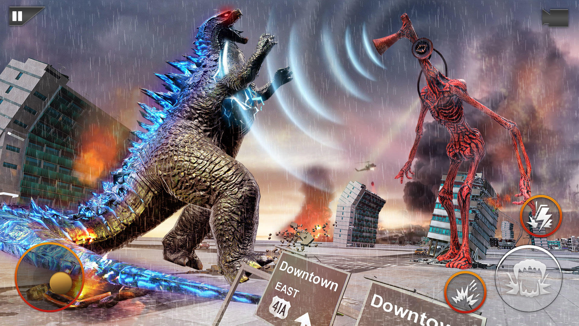 Godzilla vs siren head who would win