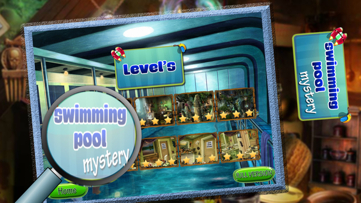 Swimming Pool Mystery Search Hidden Objects Game游戏截图