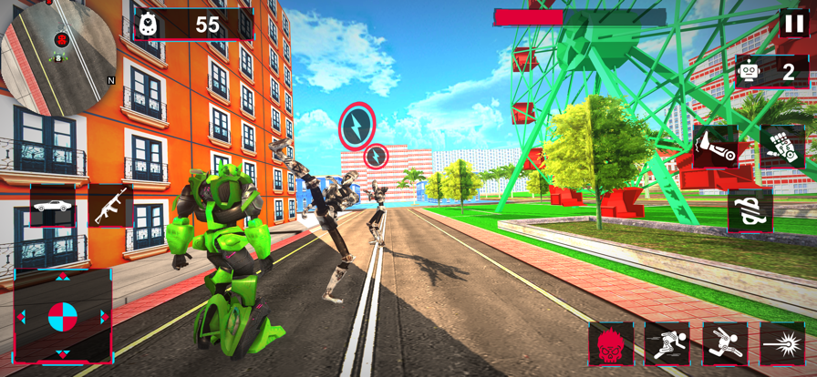 Real Robot Car Transformation游戏截图