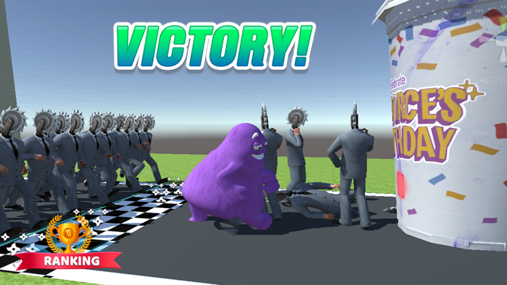 grimace shake: road battle游戏截图