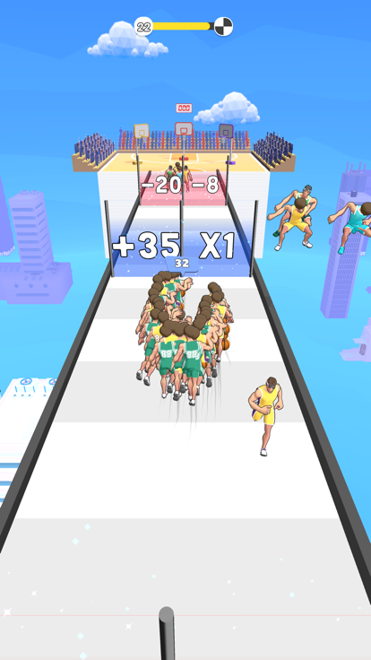 Basketball Run 3D游戏截图