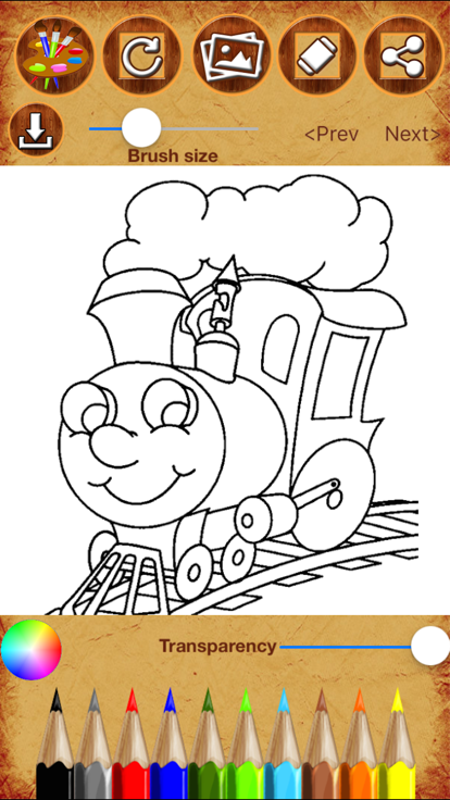 Kids coloring & drawing Book游戏截图