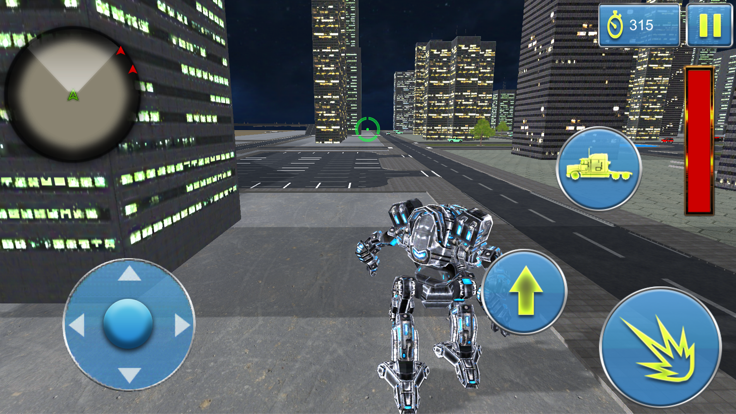 机器人汽车战争变形战斗游戏截图