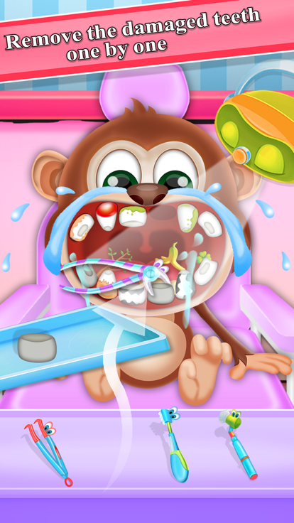 Animals Dentist : Doctors care游戏截图