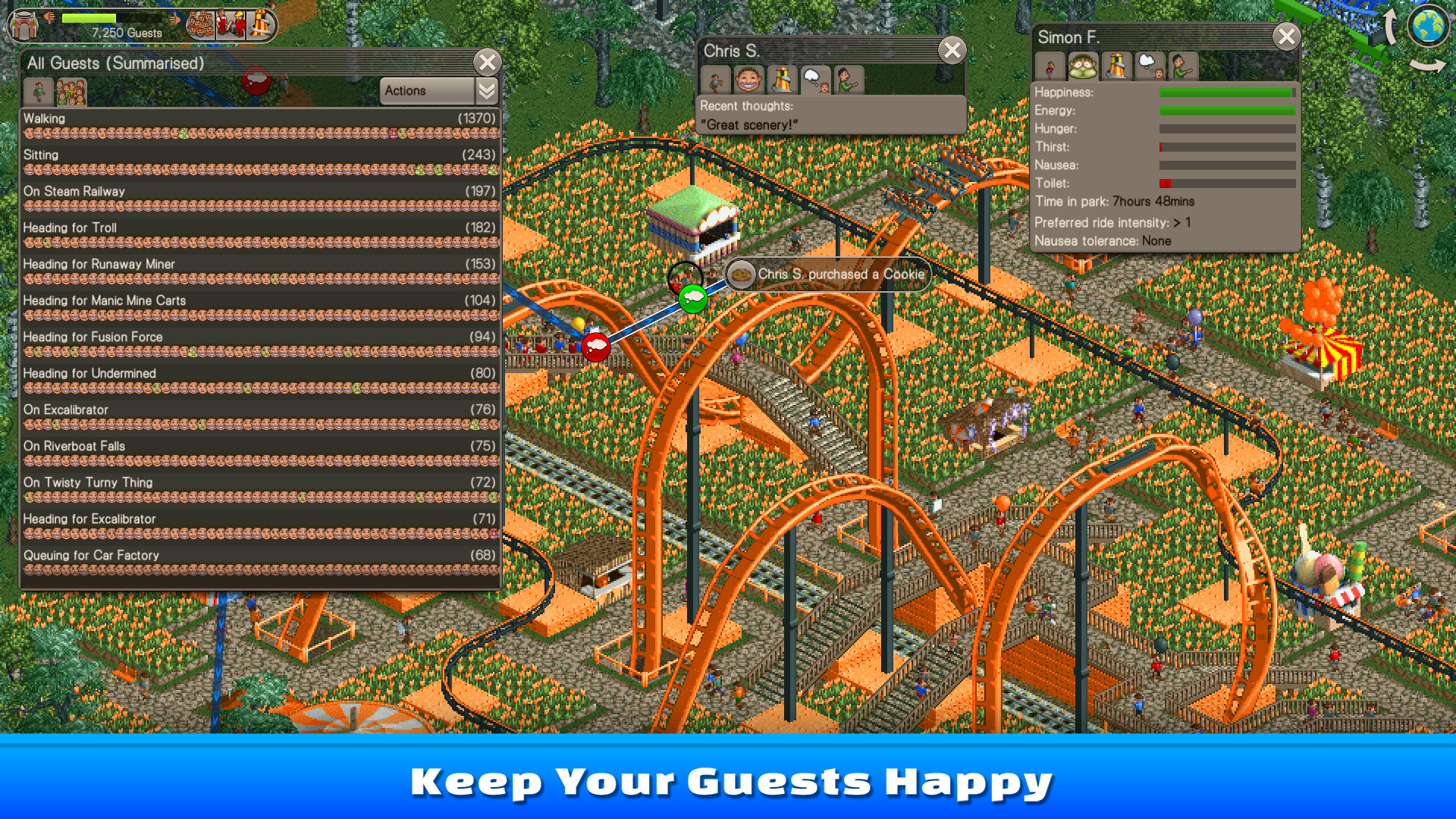 RollerCoaster Tycoon® Classic游戏截图