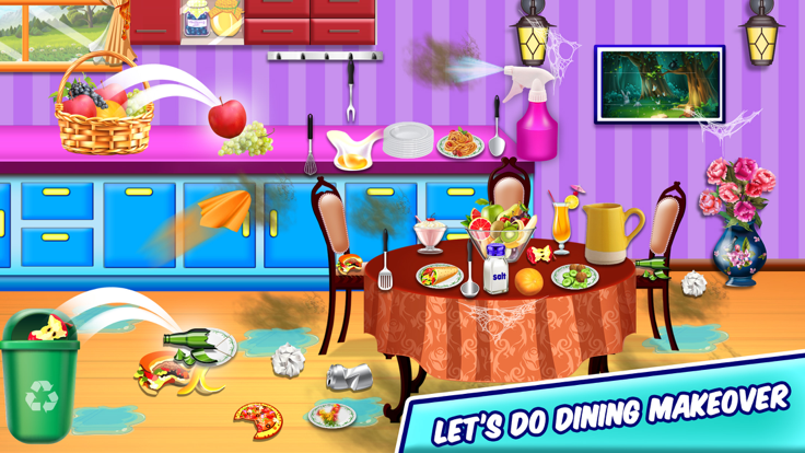 家庭房屋清洁游戏截图