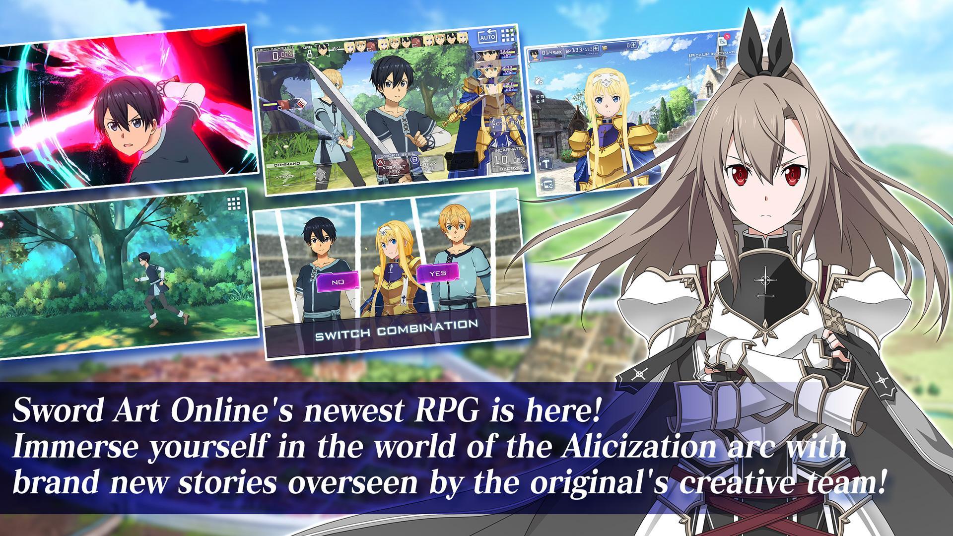 Screenshot of Sword Art Online Alicization Rising Steel