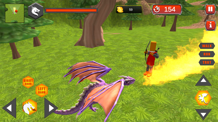 Village Dragon Combat游戏截图