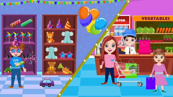 假装玩超市游戏截图