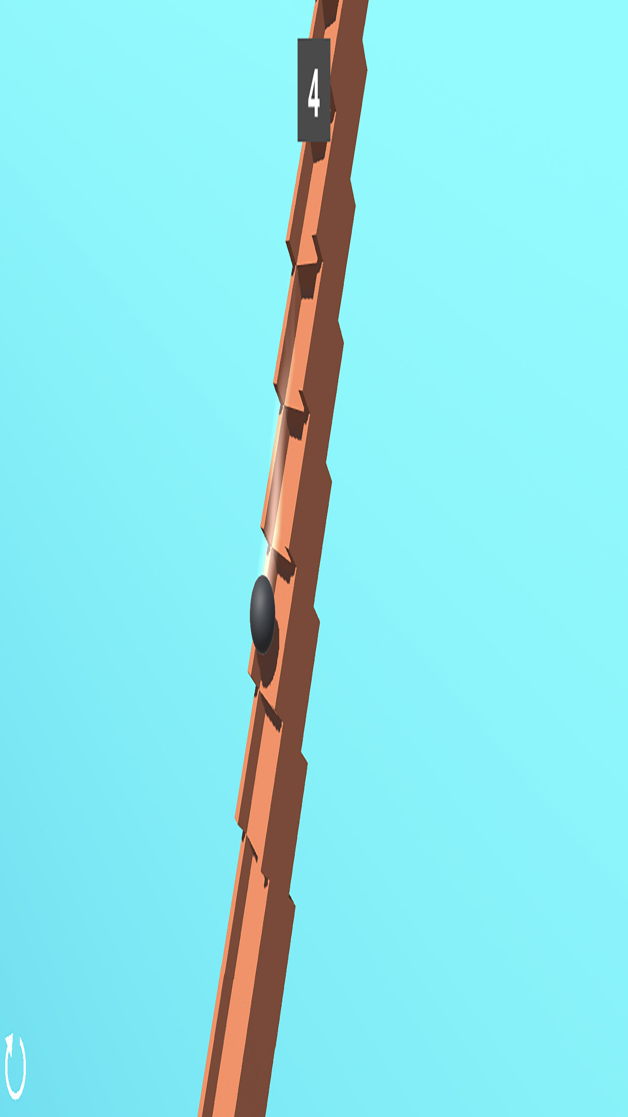 滚动小球游戏截图