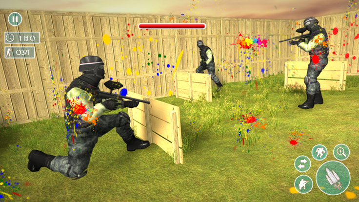 彩弹射击场3D游戏截图