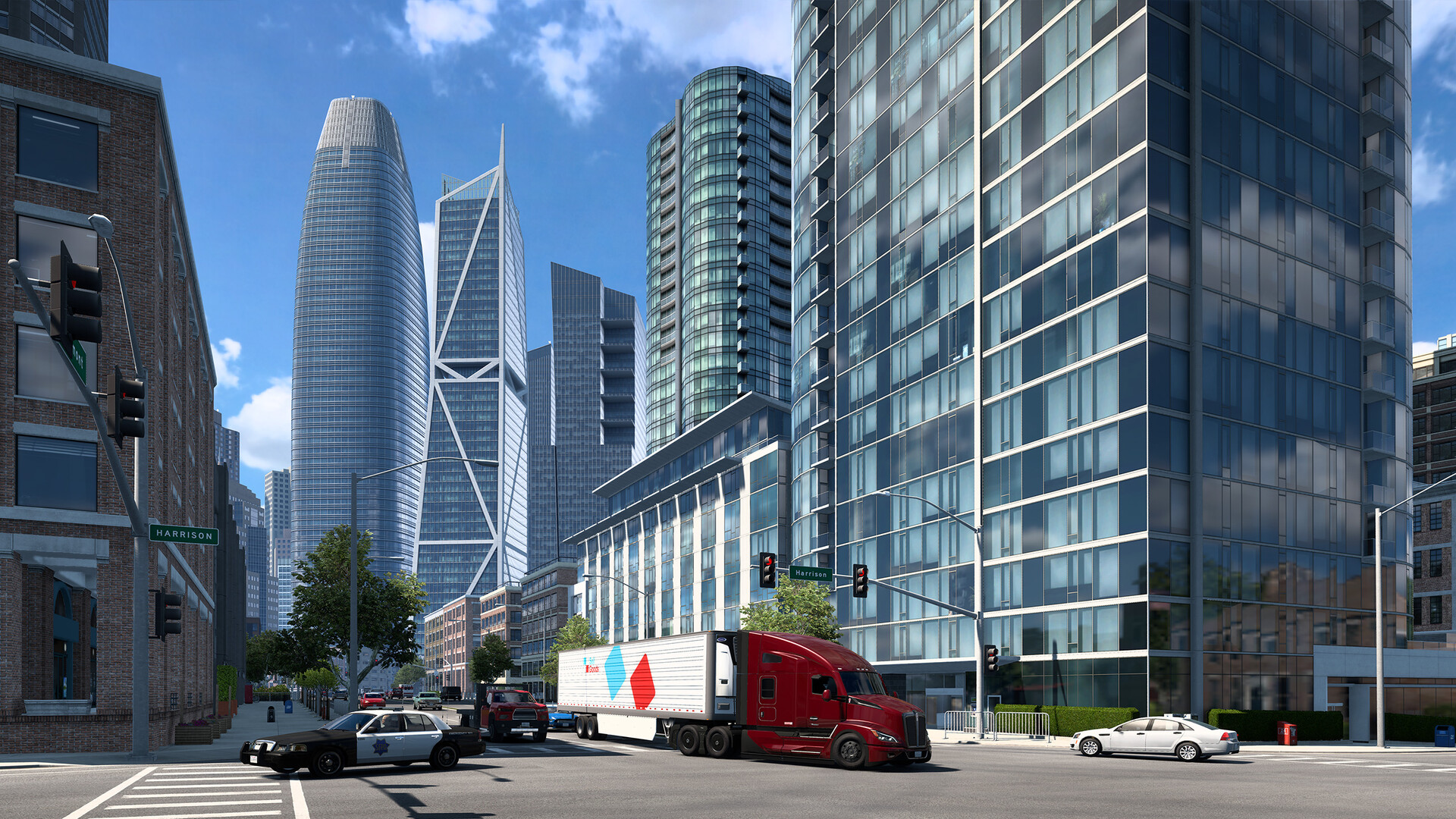 美国卡车模拟游戏截图