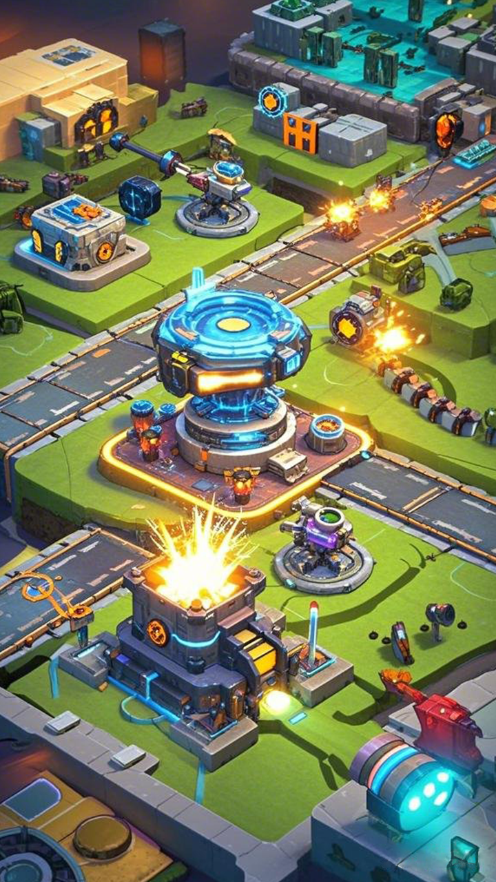 赛博防线游戏截图