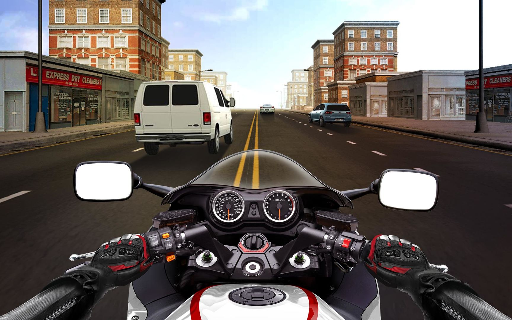 Screenshot of Bike Racing : Moto Traffic Rider Bike Racing Games