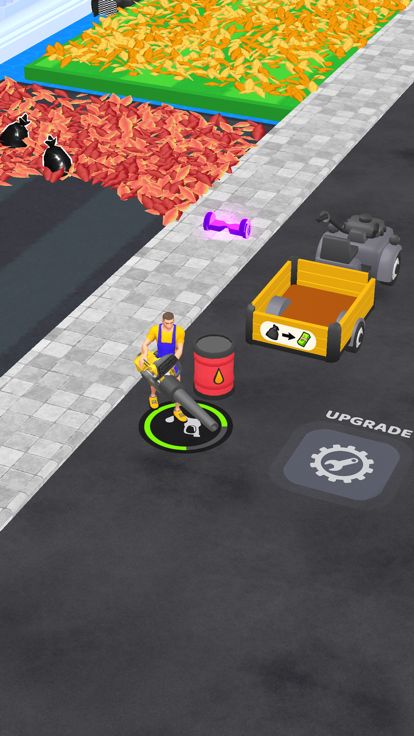 Leaf Blower: Cleaning Game Sim游戏截图