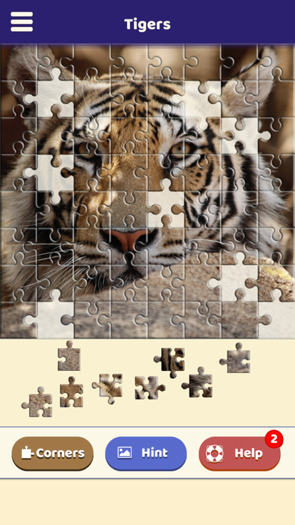 Tiger Love Puzzle游戏截图
