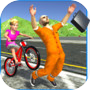 Kids Bicycle Rider Thief Chaseicon