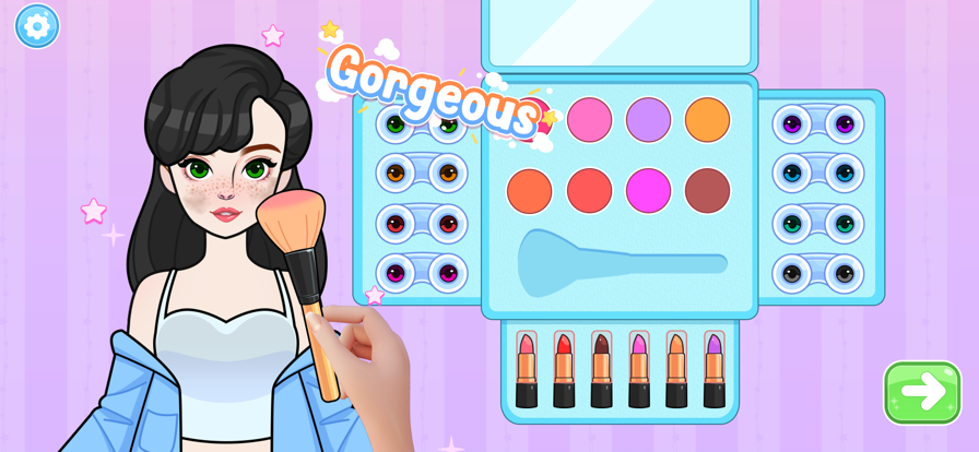 Paper Doll Makeover & Dress Up游戏截图