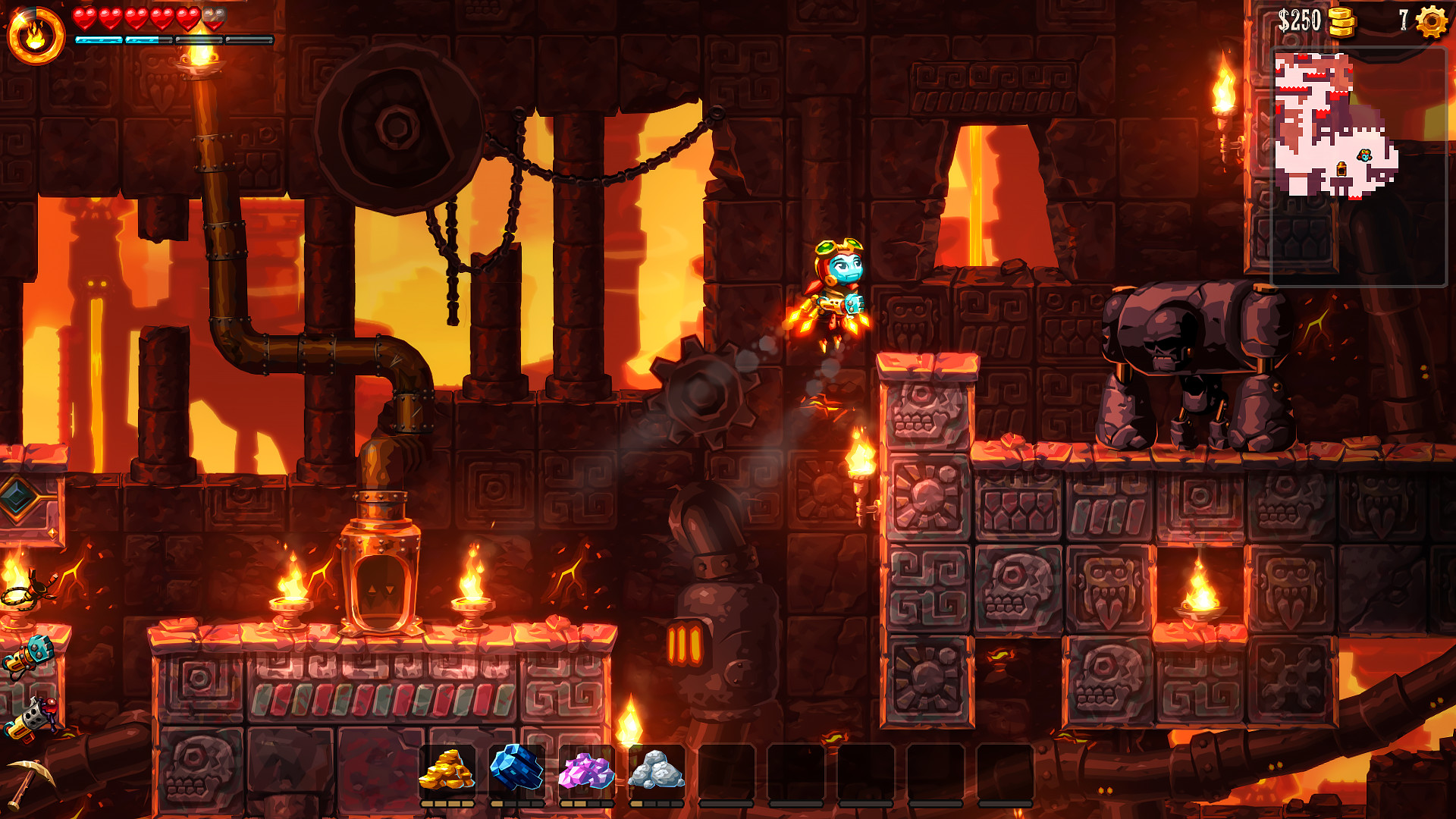 SteamWorld Dig 2游戏截图