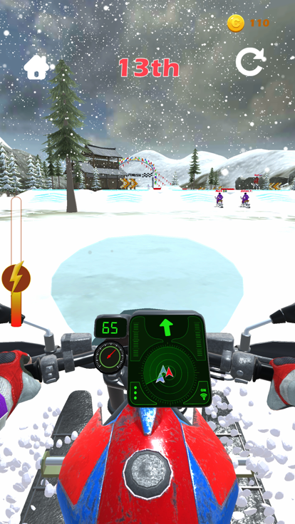 Snow Racer!游戏截图