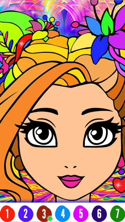 Pixel Art Number Coloring Game游戏截图