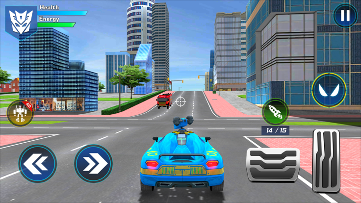 Flying Car Robot Fighting War游戏截图