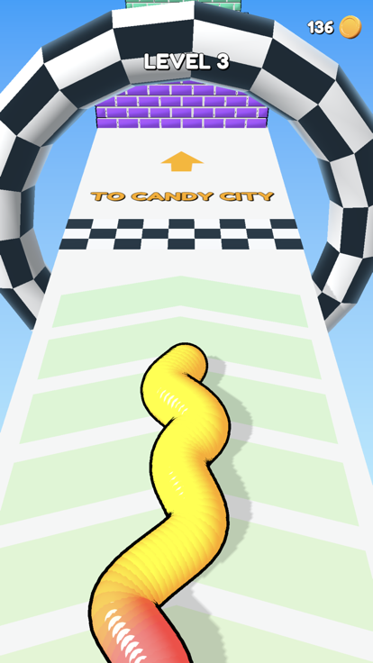 Gummy Worm Go!游戏截图