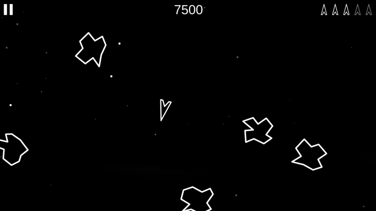 Asteroids -retro space shooter游戏截图