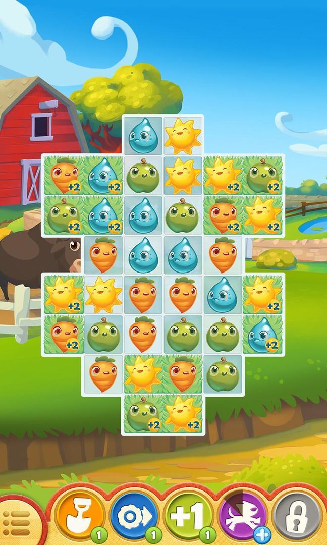 Screenshot of Farm Heroes Saga