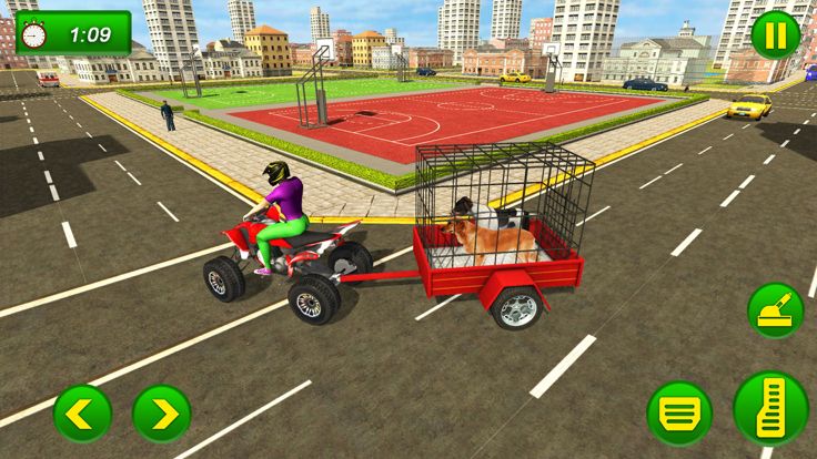 Pet Transport : Atv Dog Game游戏截图