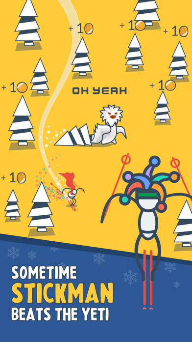 Stickman Ski - winter sports游戏截图