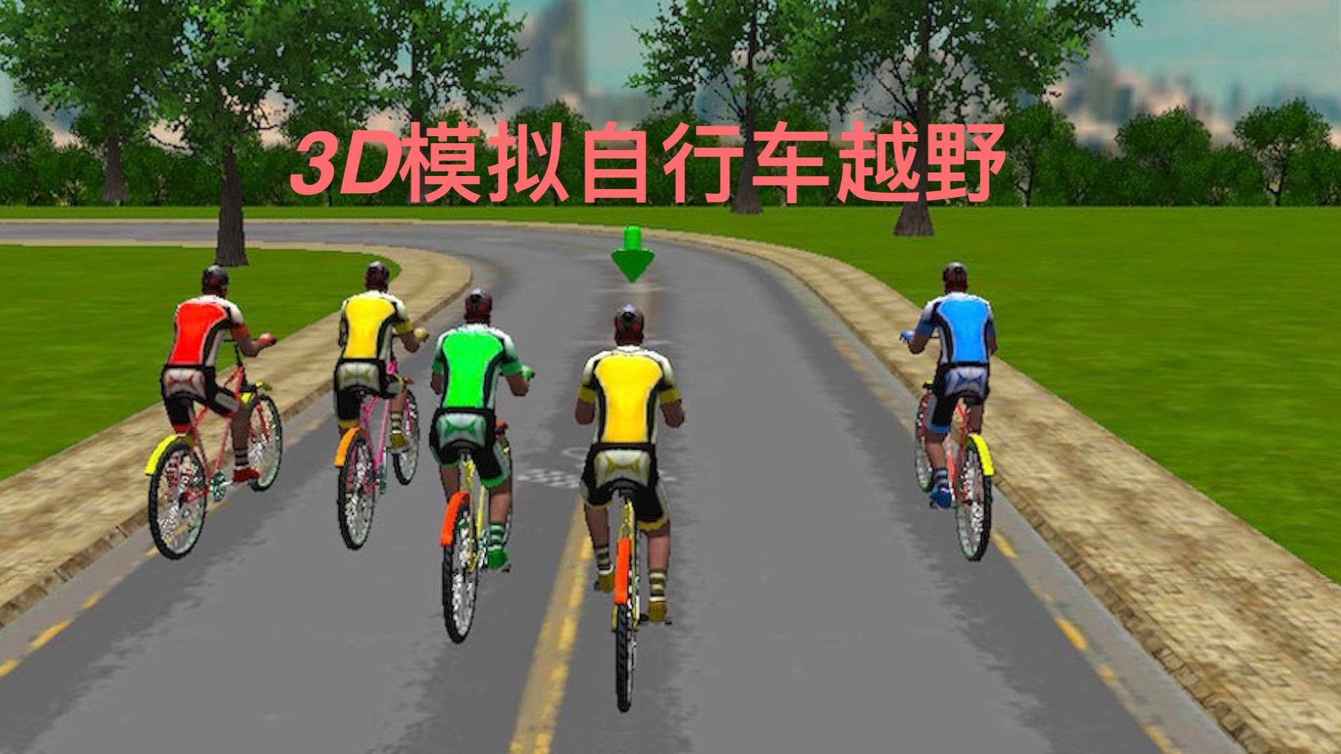 3D模拟自行车越野游戏截图
