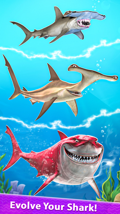 Merge & Eat Shark Evolution游戏截图
