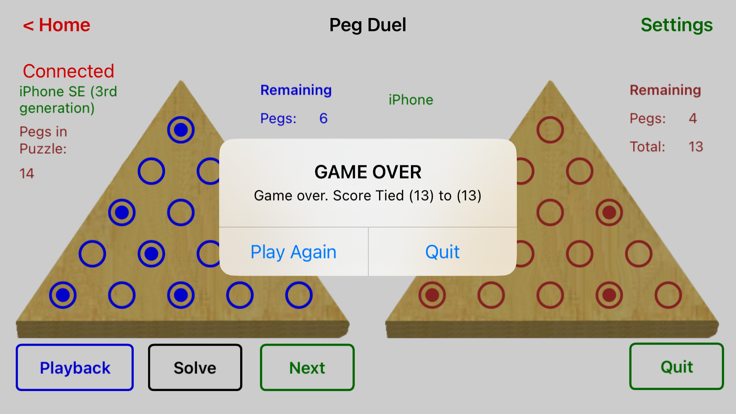 Peg Duel游戏截图